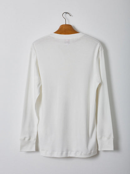 VE Karl LS Henley 230 - Off White - Victory 