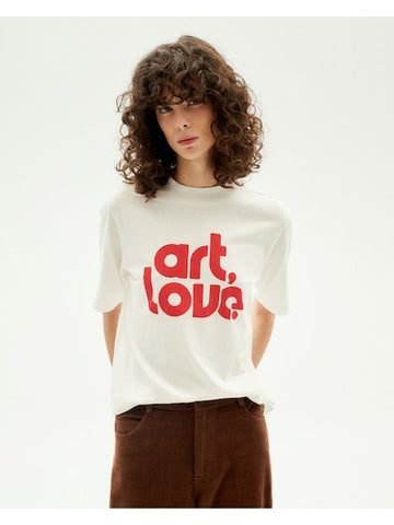 Art & Love Mock T-shirt - Thinking Mu