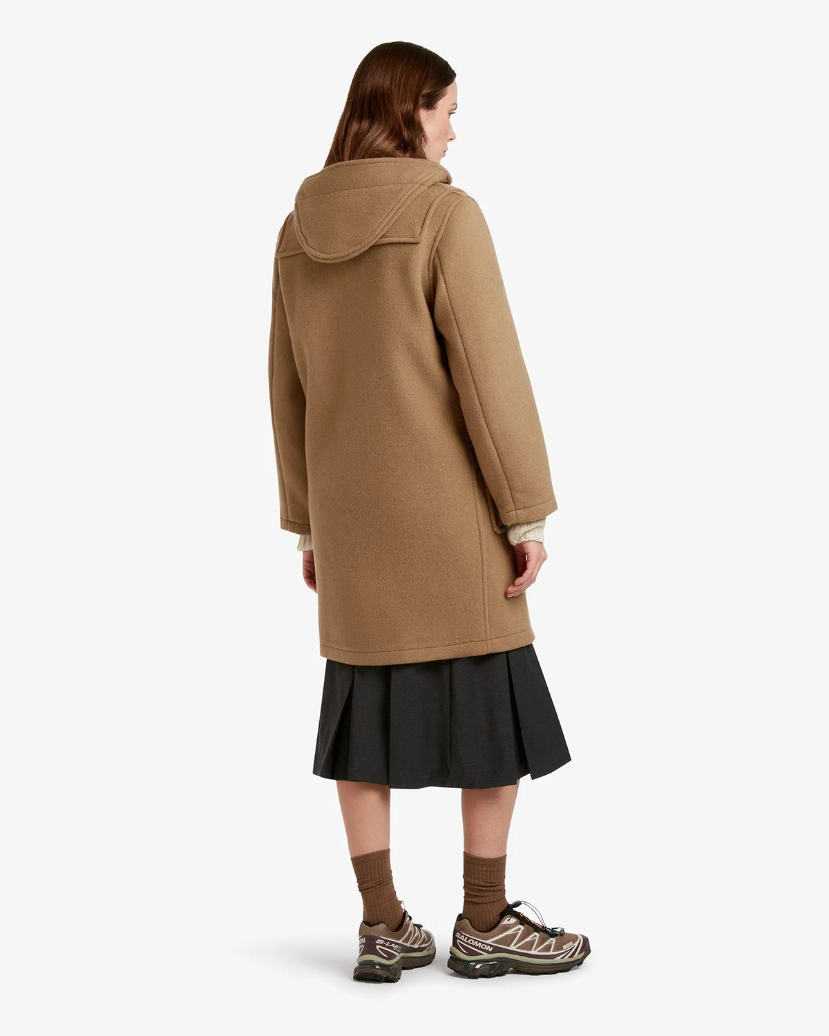 Ladies Classic Duffle Coat /Camel