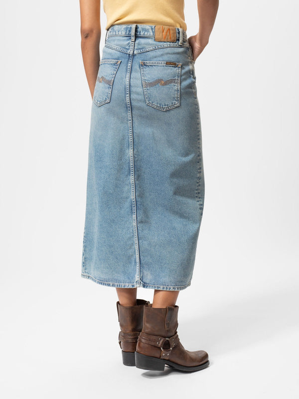 Anna Denim Skirt (Desert) - Nudie Jeans