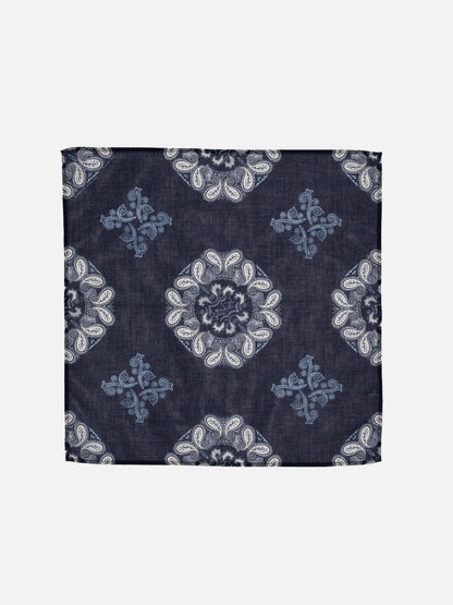 Ingrid Bandana Paisley (Marineblå) - Nudie Jeans