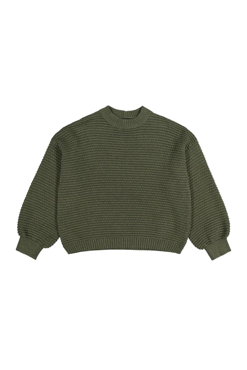 Bubble Jumper (Khaki Marle) - Kowtow