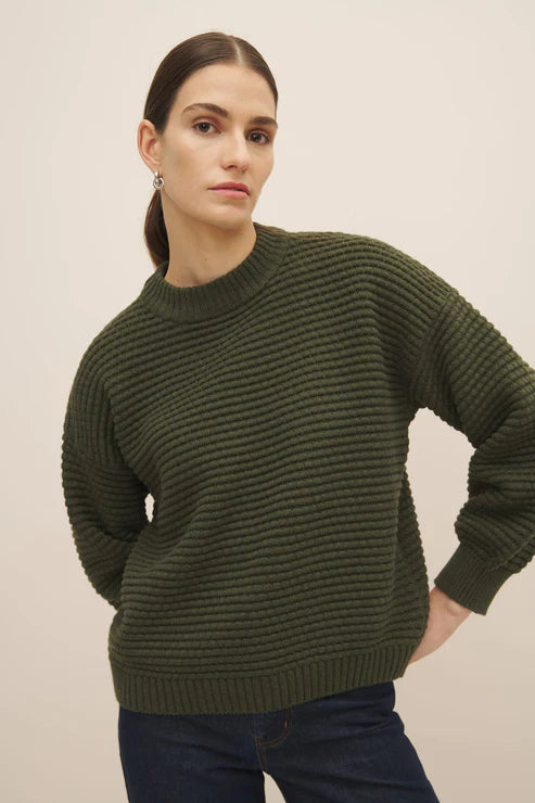 Bubble Jumper (Khaki Marle) - Kowtow