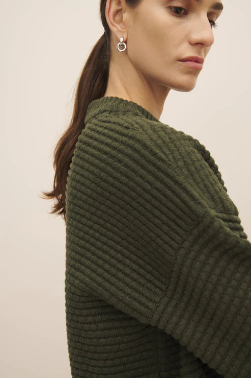 Bubble Jumper (Khaki Marle) - Kowtow