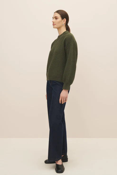 Bubble Jumper (Khaki Marle) - Kowtow