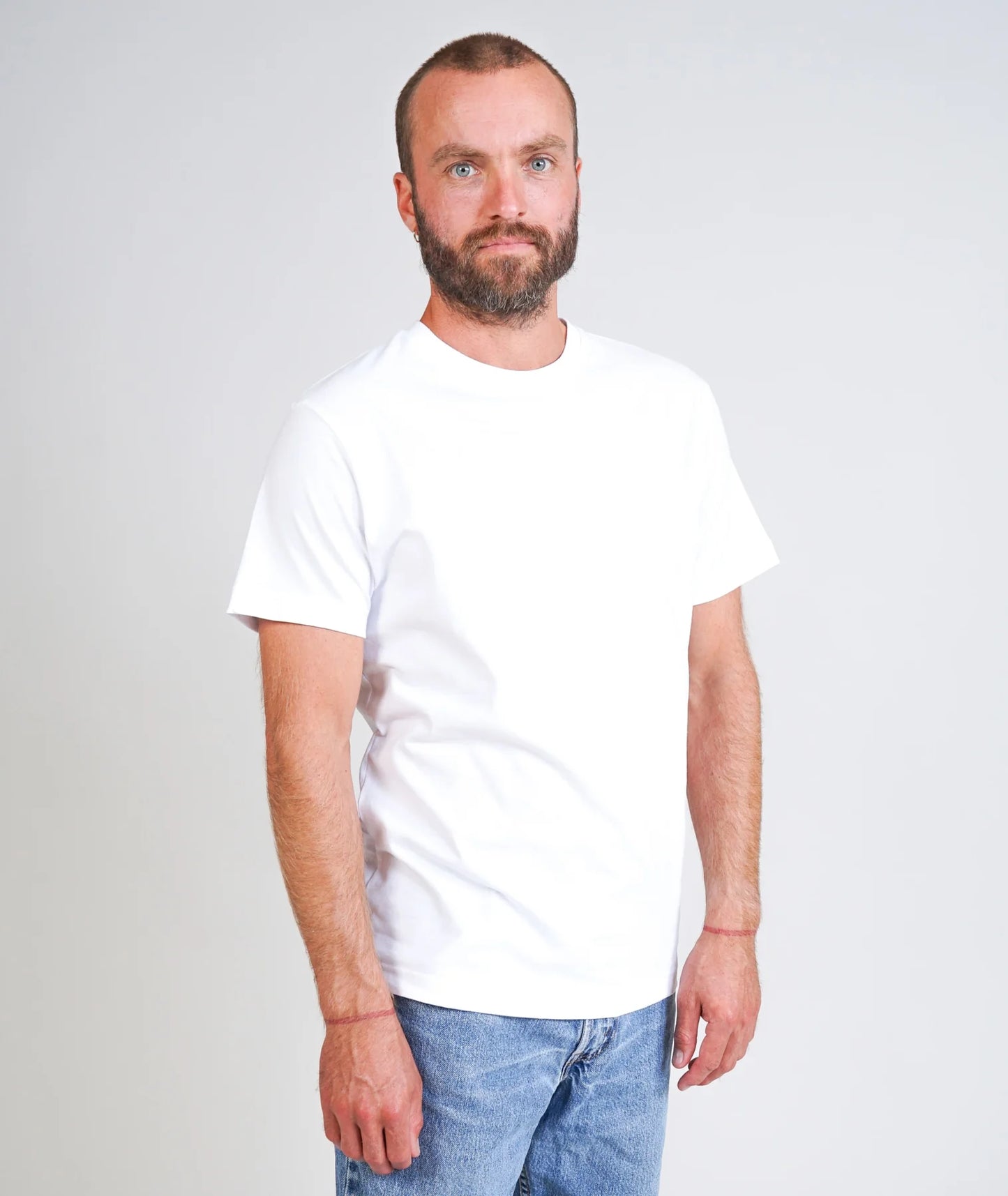Essential Herre Børstet T-shirt (Hvid) - ELSK