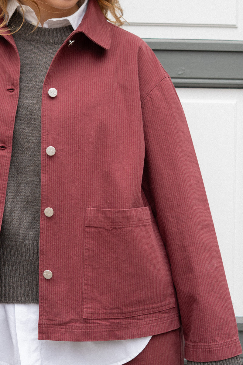 Ease Womens Overshirt /Bordeaux-Brick
