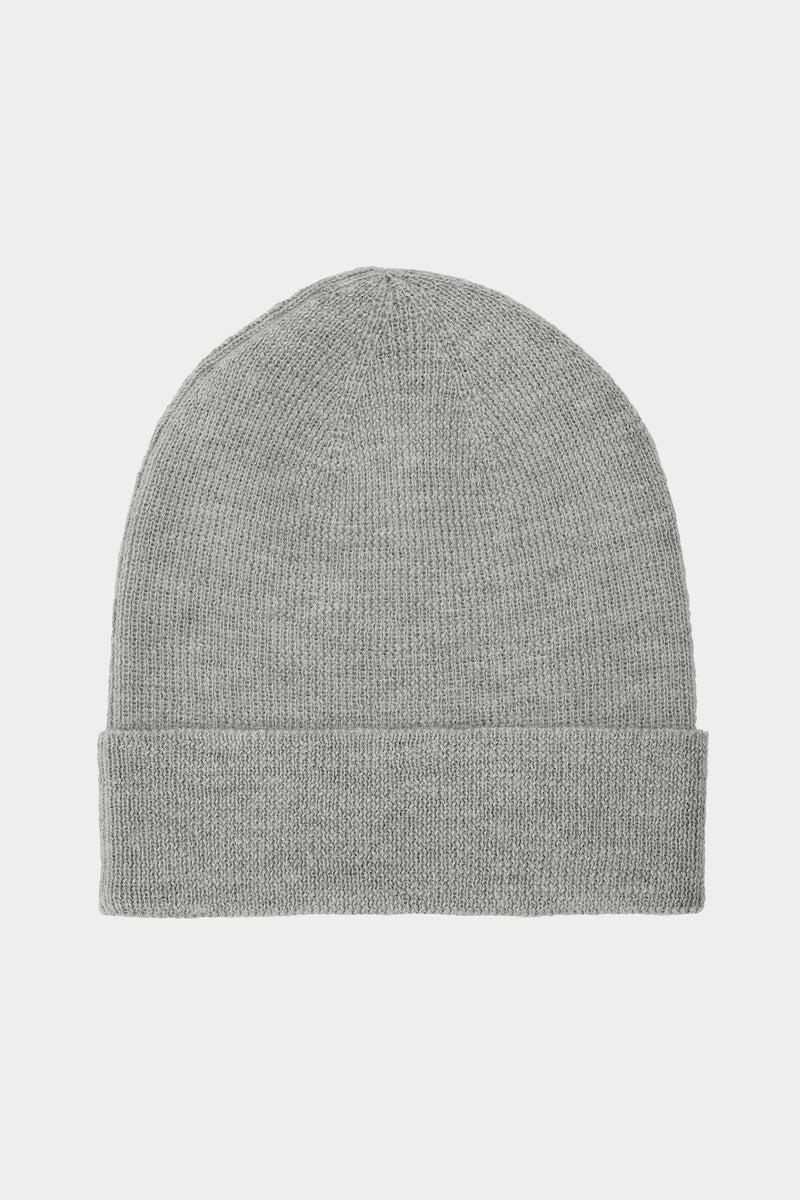 Alpaca Beanie (Grey Melange) - FUB