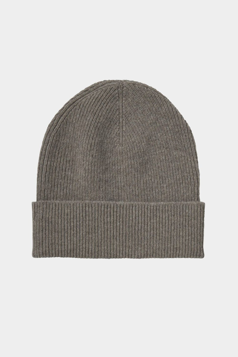 Lambswool Beanie (Hazel Melange) - FUB