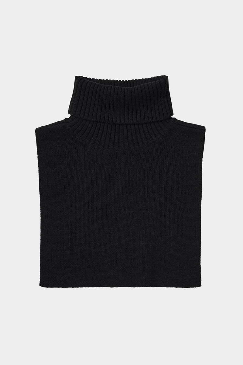 Merino Neckwarmer (Black) - FUB