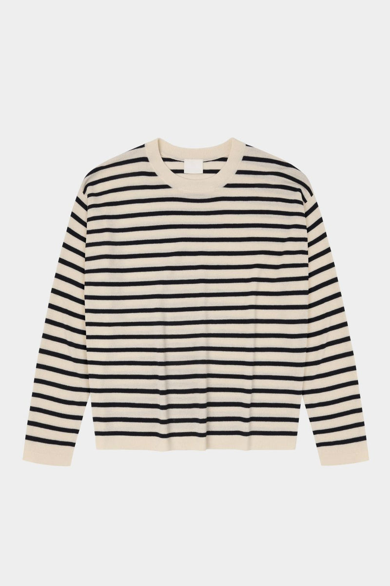 Striped Blouse Ecru/Dark Navy - Fub
