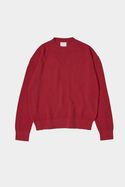 Structure Sweater (Crimson red) - FUB