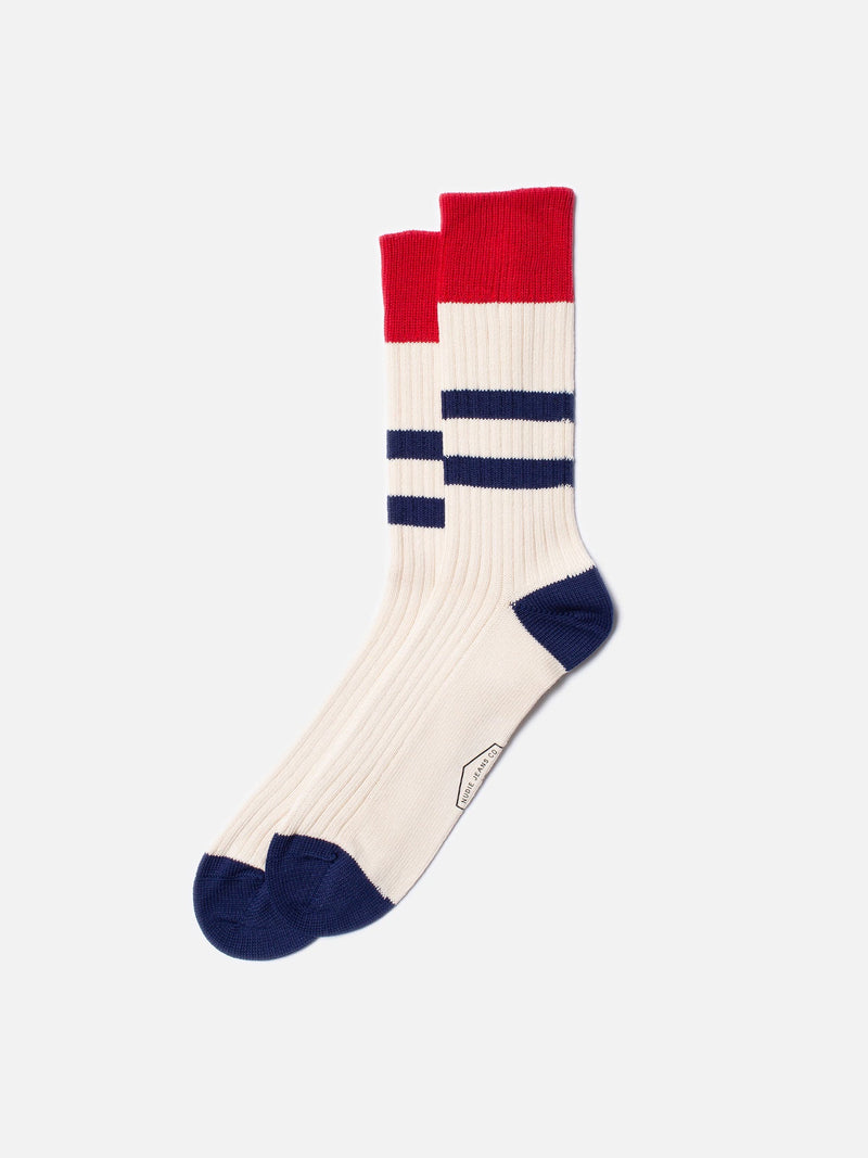 Rib Socks (OffWhite) - Nudie Jeans