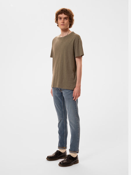 Roffe T-shirt (Pale Olive) - Nudie Jeans