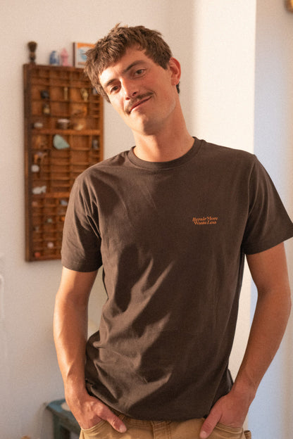 Repair BP Men's Brushed T-shirt Soil Brown - RES-RES