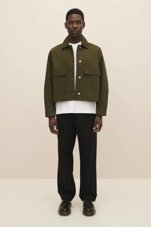 Mirror Jacket (Khaki Denim) - Kowtow