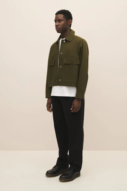 Mirror Jacket (Khaki Denim) - Kowtow