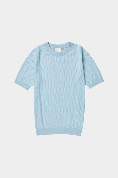 Pointelle T-shirt (Lyseblå) - FUB