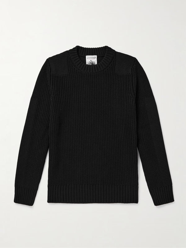 Rank-III Crew Neck (Black Void) - S.N.S Herning