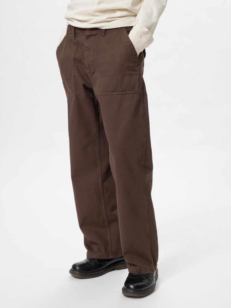 Tuff Tony Fatigue Pants (Walnut) - Nudie Jeans