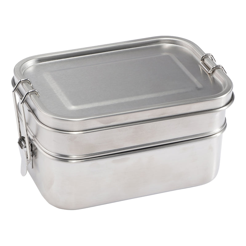 Lunch Box Double Layer (Steel) - Haps Nordic