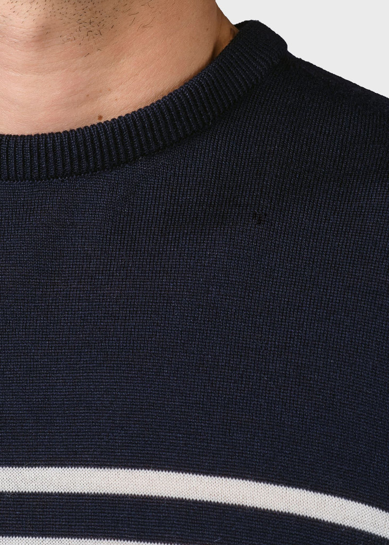 Kenneth Knit (Navy/Cream) - Klitmøller Collective