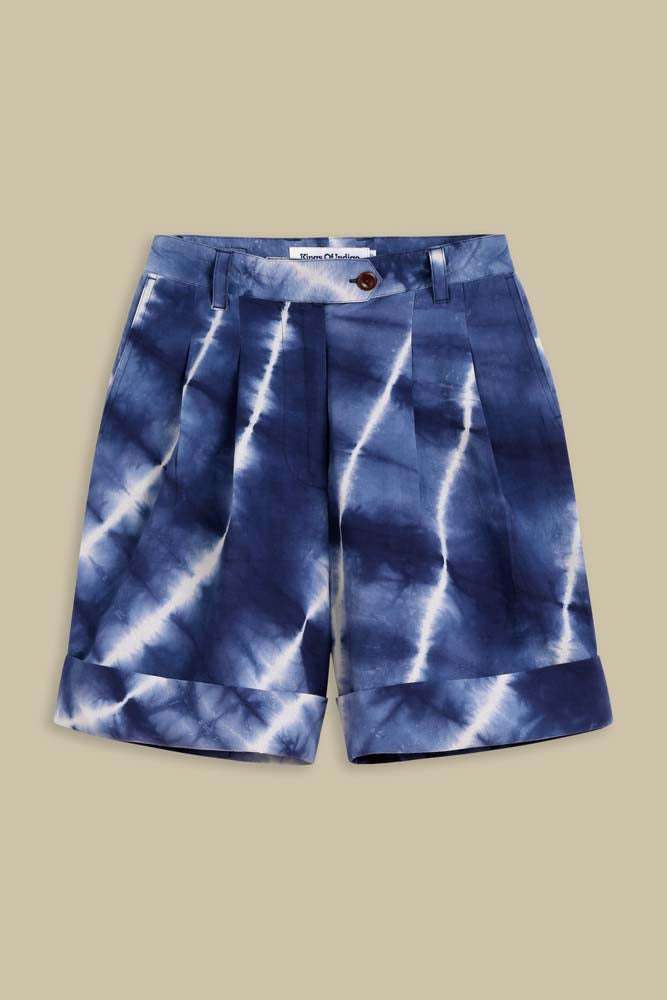 Marisol Shorts (Indigo Tie Dye) - Kings of Indigo