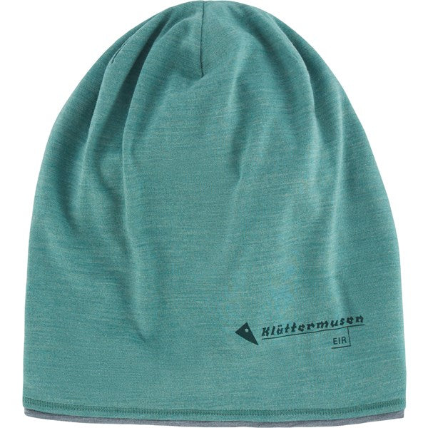 Eir Beanie (Green / Grey Melange) - Klättermusen