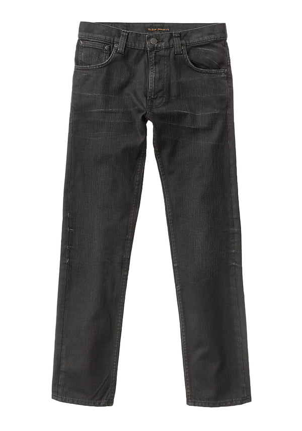 Thin Finn Coated Black - Nudie Jeans