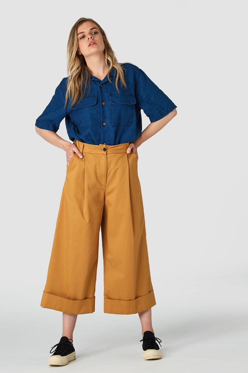 Rapunzel Pants (Camel) - Kings of Indigo