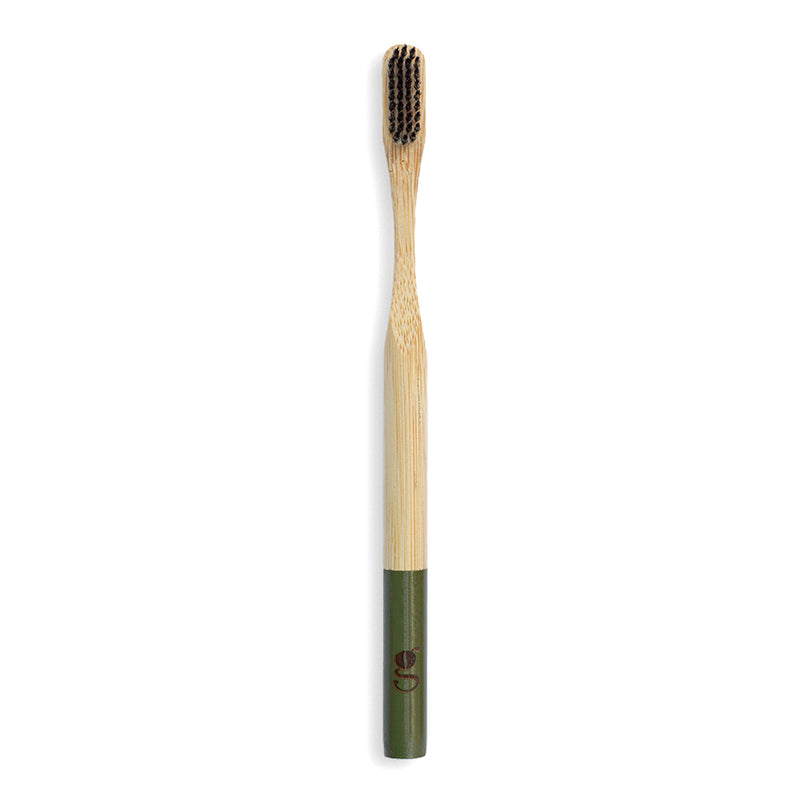 Bamboo Toothbrush (White or Olive) - Grums