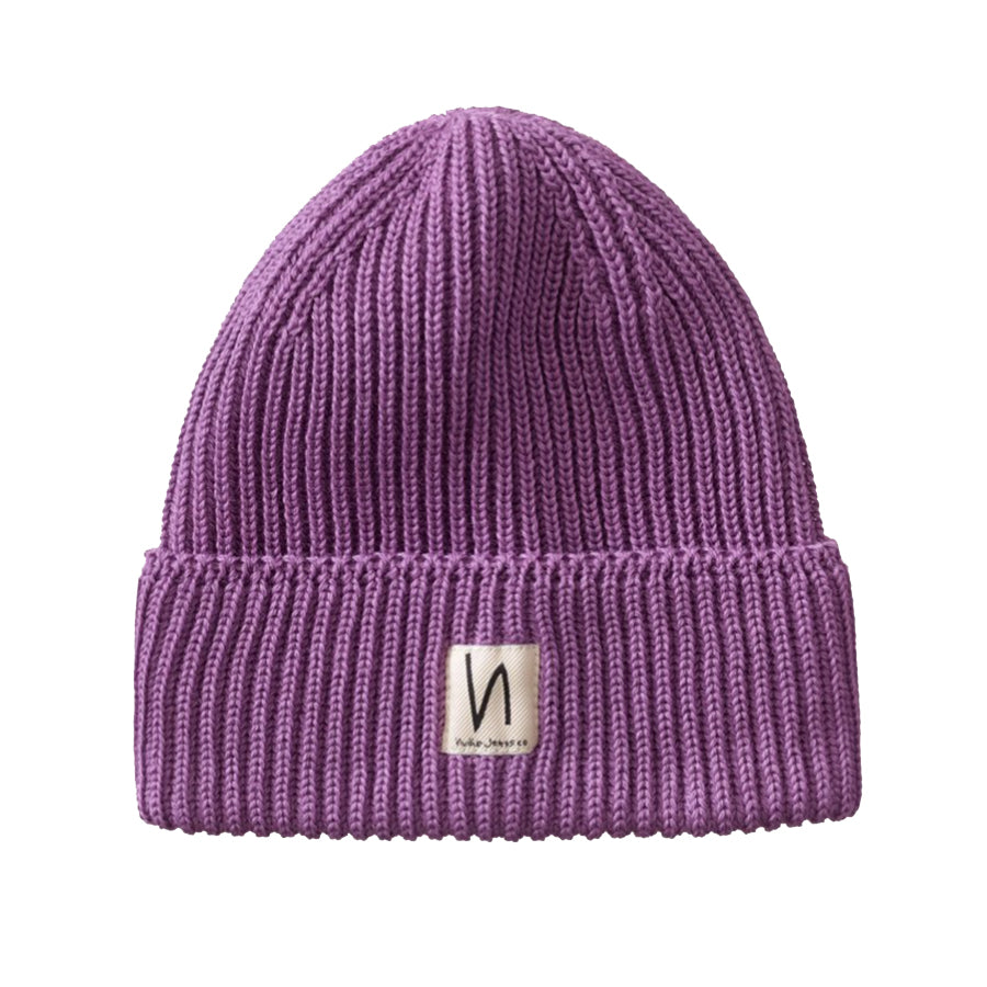 Tysson Ribbed Beanie (Lilac, Navy or Dandelion) - Nudie Jeans