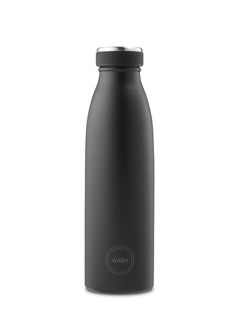 Drinking Bottle 500ml (Matte Black) - AYA&IDA