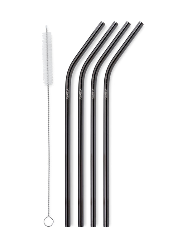 Reusable Drinking Straws (Black, Silver or Rose Gold) - AYA&IDA