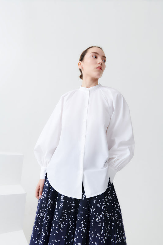 Ella Shirt (White) - Kowtow