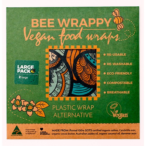 Vegan Food Wraps (Large) - Nature Team
