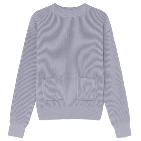 Faleme Knitted Sweater (Mauve) - Thinking MU