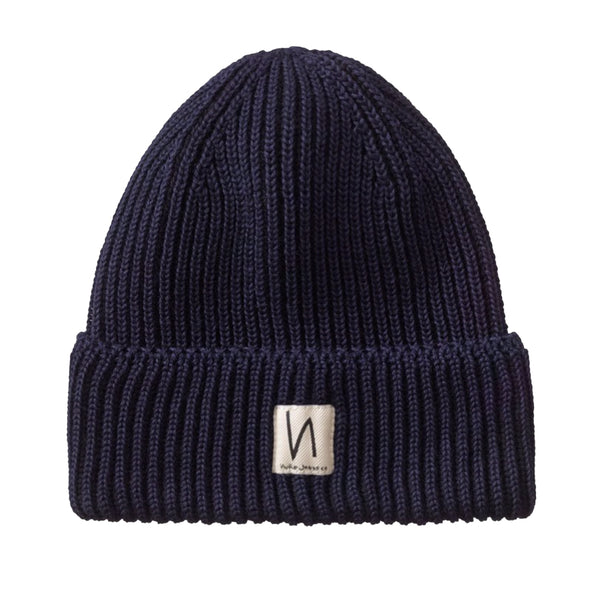Tysson Ribbed Beanie (Lilac, Navy or Dandelion) - Nudie Jeans
