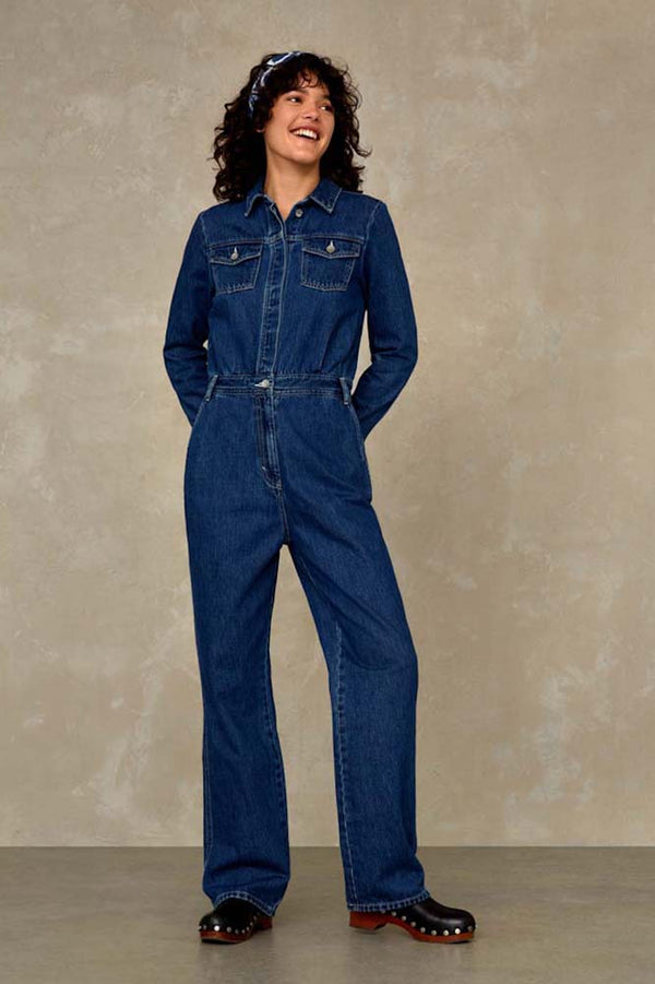 Adela Jumpsuit Denim Blue Kings of Indigo RES RES