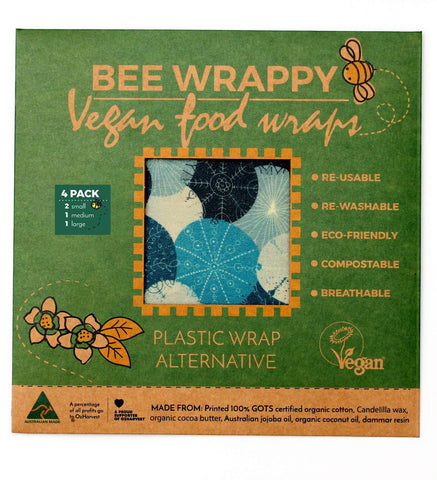 Vegan Food Wraps (4 Pack) - Nature Team
