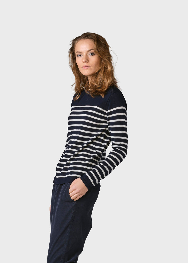 Paula Knit (Navy/Cream) - Klitmøller Collective