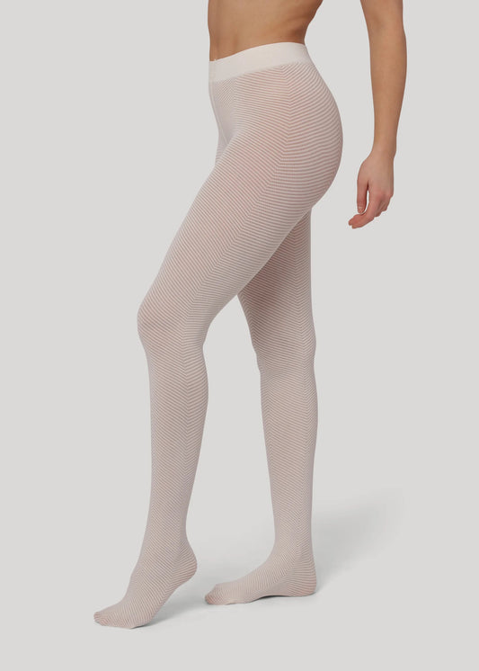 Petrina Heringbone (Off-White) - Kære Denier