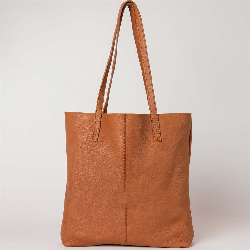 Georgia sustainable luxurious leather tote bag from O My Bag RES RES