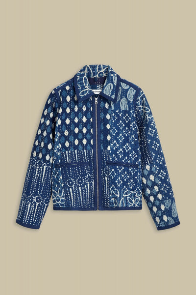 Fiorella Triple R Blanket Jacket (Indigo Blue) - Kings of Indigo