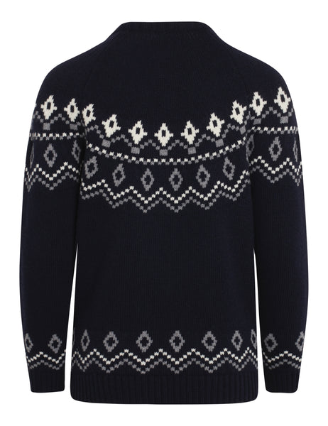 Alina Knit (Navy/Light Grey/Cream) - Klitmøller Collective