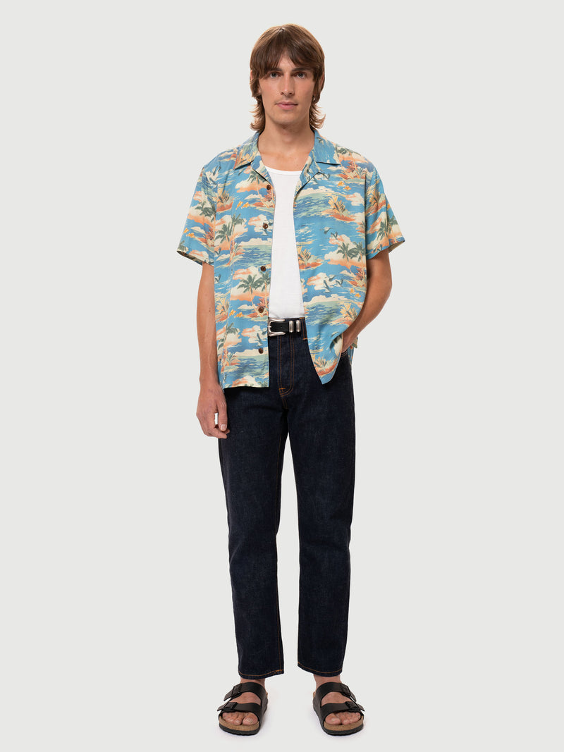 Arvid Hawaii (Azure) - Nudie Jeans