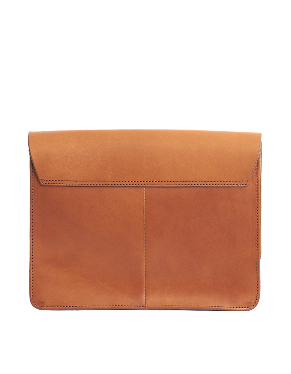 Audrey Classic Læder (Cognac) Ternet Rem - O MY BAG