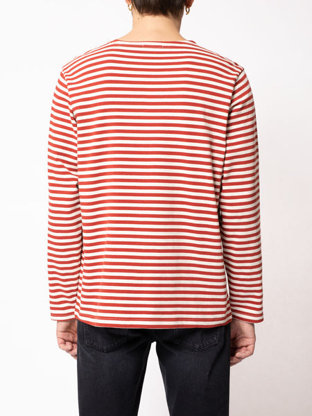 Charles Breton Stripe (Poppy Red) - Nudie Jeans