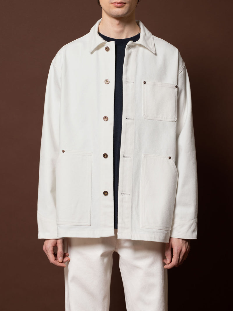 Chore Jacket Rebirth (Off White) - Nudie Jeans