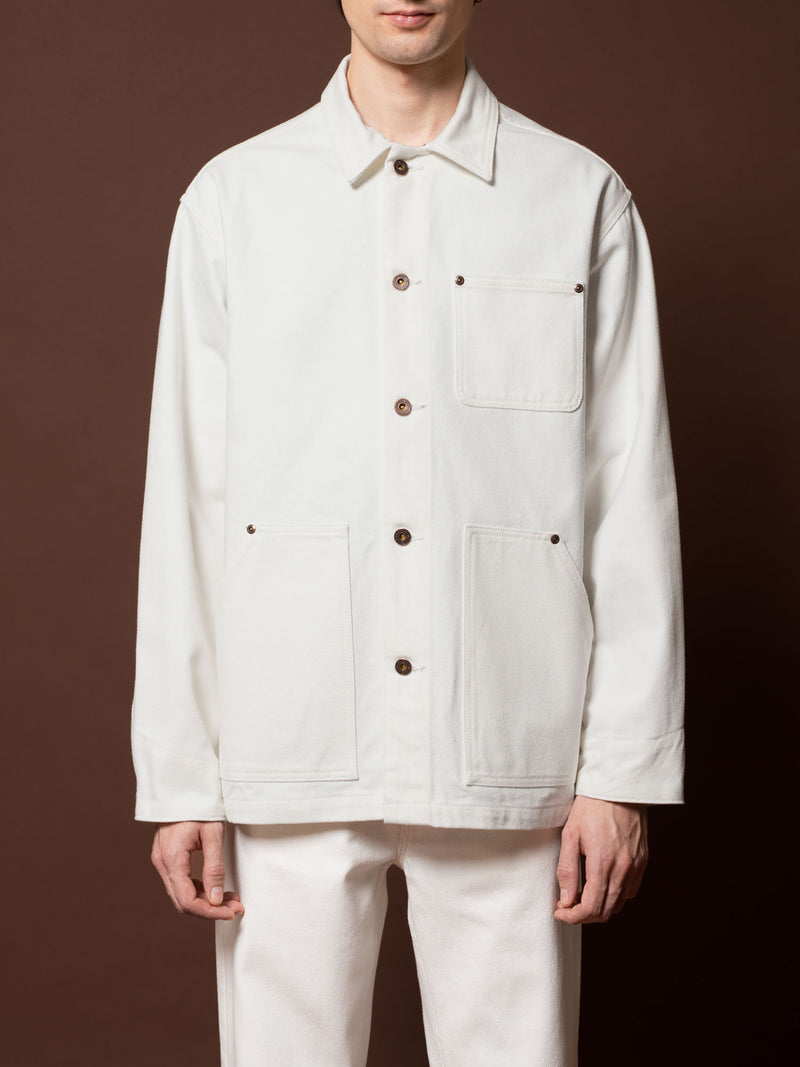 Chore Jacket Rebirth (Off White) - Nudie Jeans